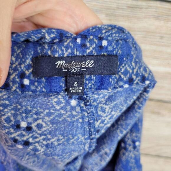 Madewell Cover-Up Halter Romper in Peruvian Stripe Size Small - Picture 8 of 8